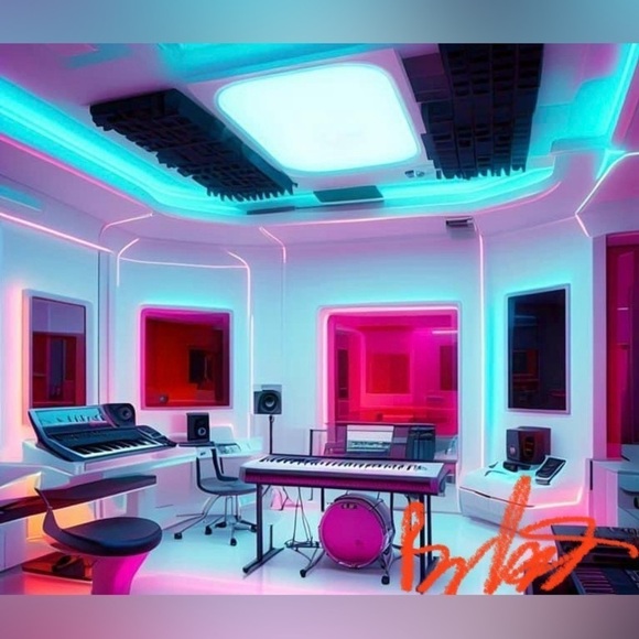 HANDCRAFTED digital art by me print and lamination art work interior decor NWT - Picture 1 of 10